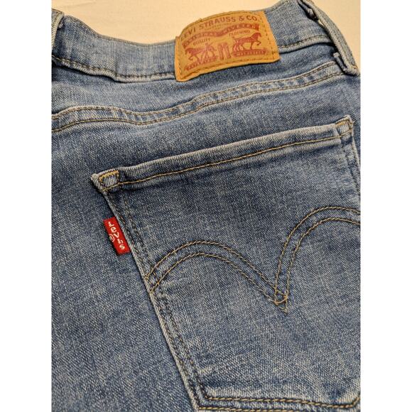 Levis Jeans Womens 30w Blue Denim Curvy Bootcut Low-Mid Rise Classic Y2k Country - Picture 2 of 12